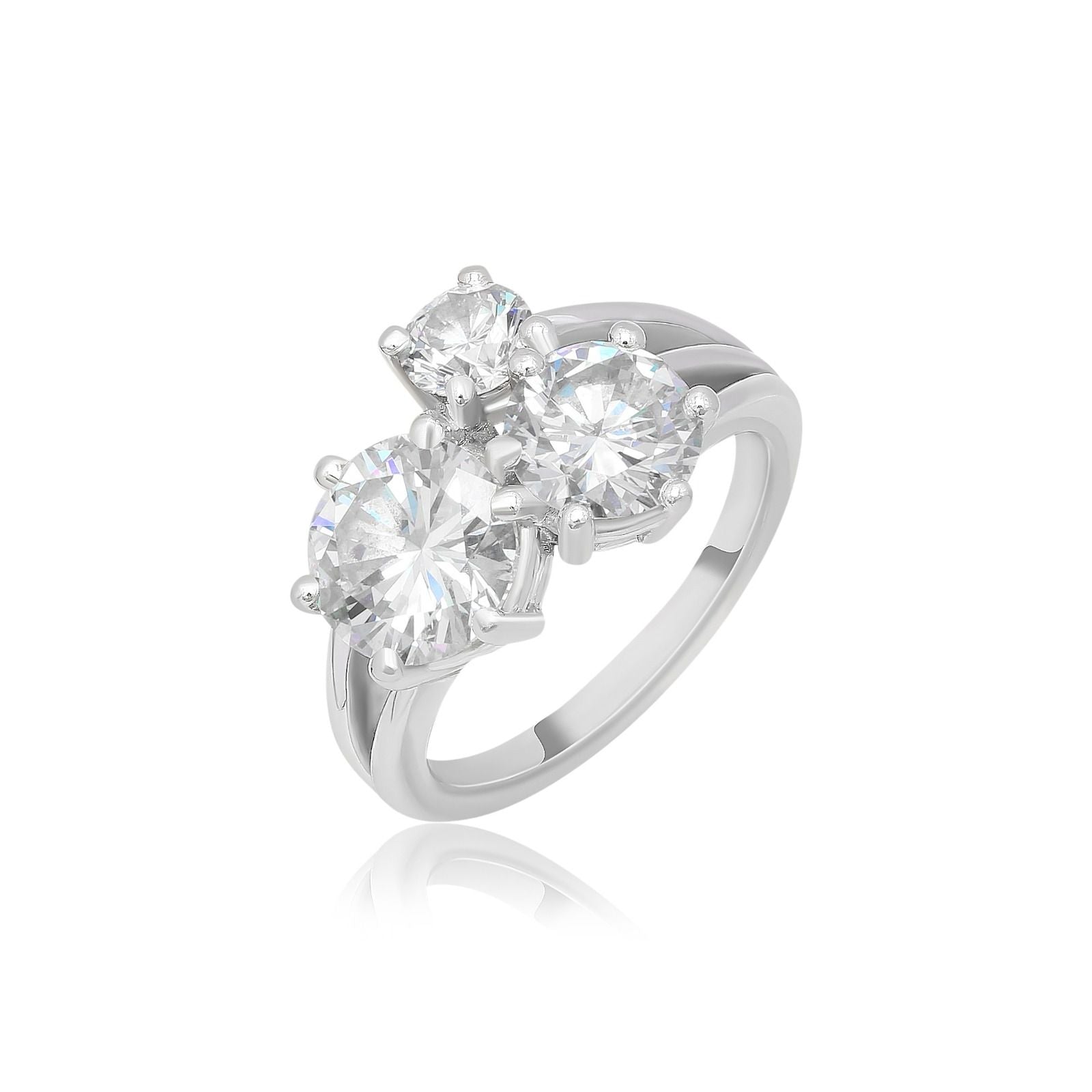 3 Solitaire Diamond Ring