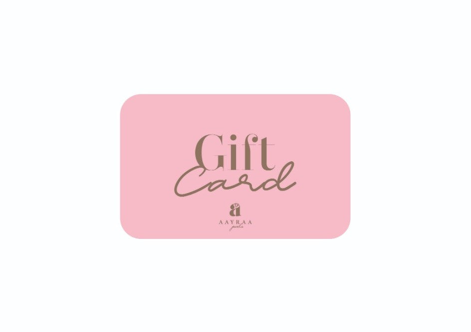 Aayraa's Gift Card