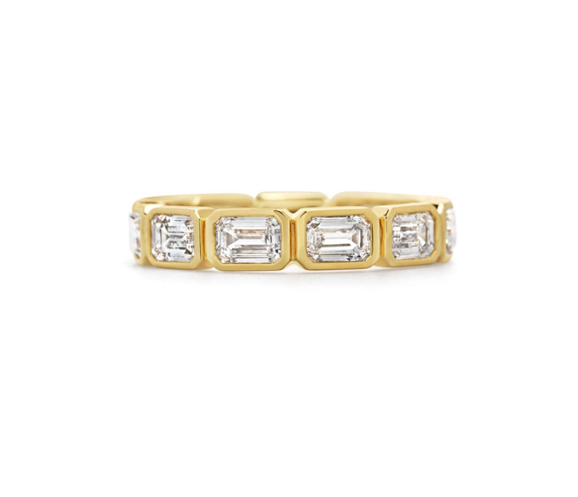 Emerald Eternity Bezel band