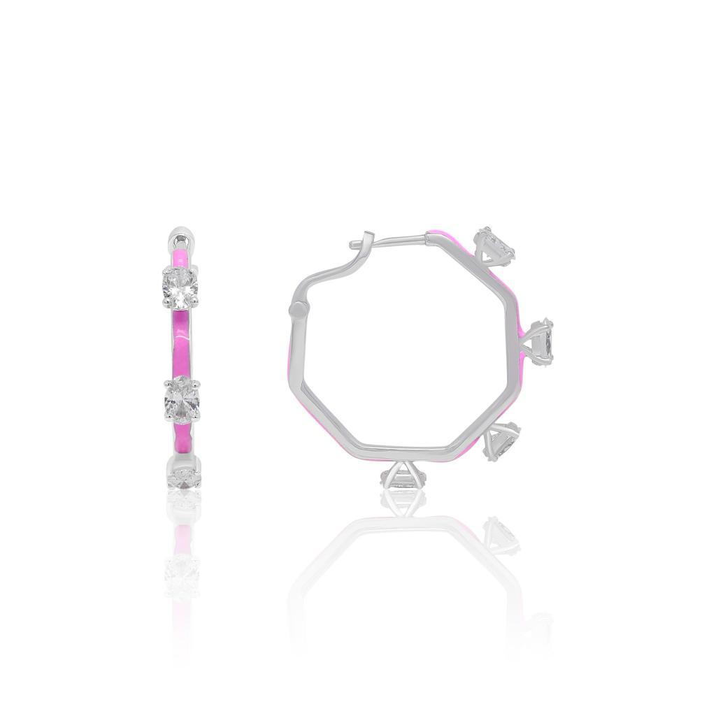 Oval Hoop Earrings