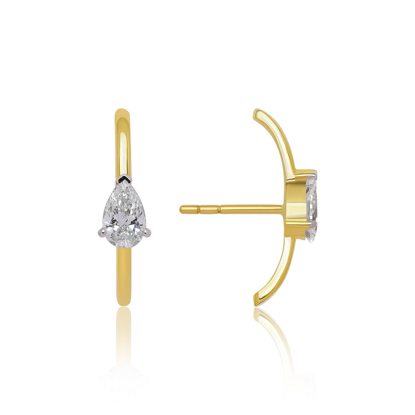 Pear ear cuffs