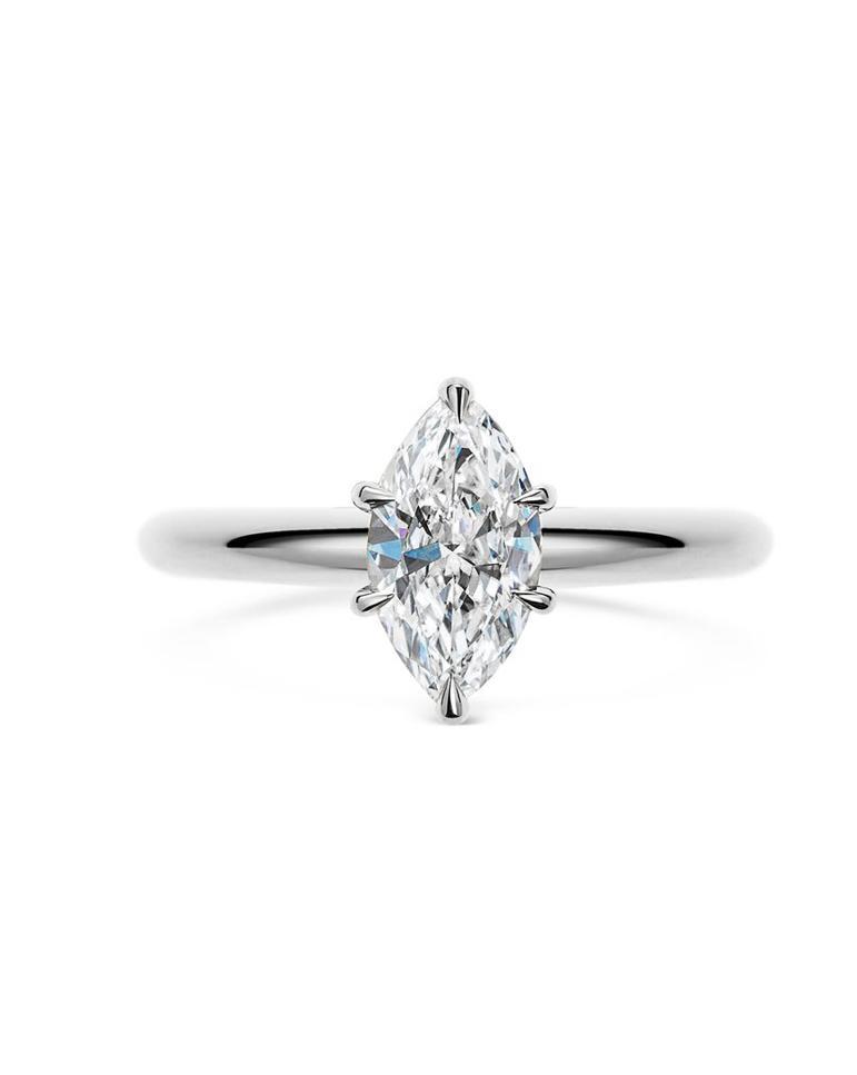 Marquise Cut Engagement Ring