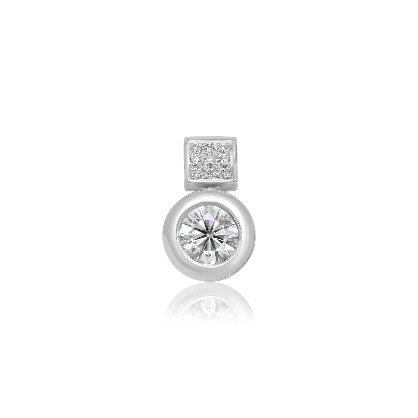 Round Solitaire Pendant