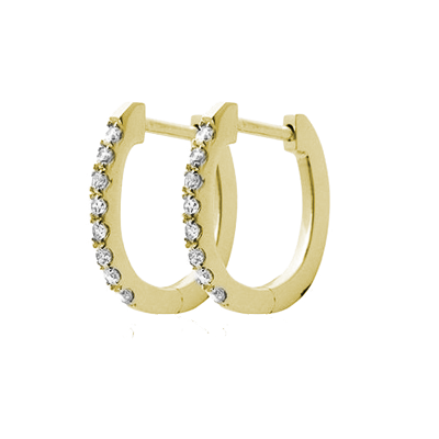 Simple Diamond Earring
