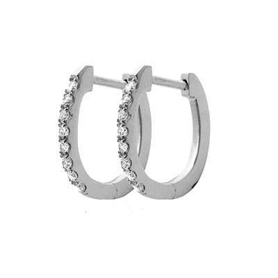 Simple Diamond Earring